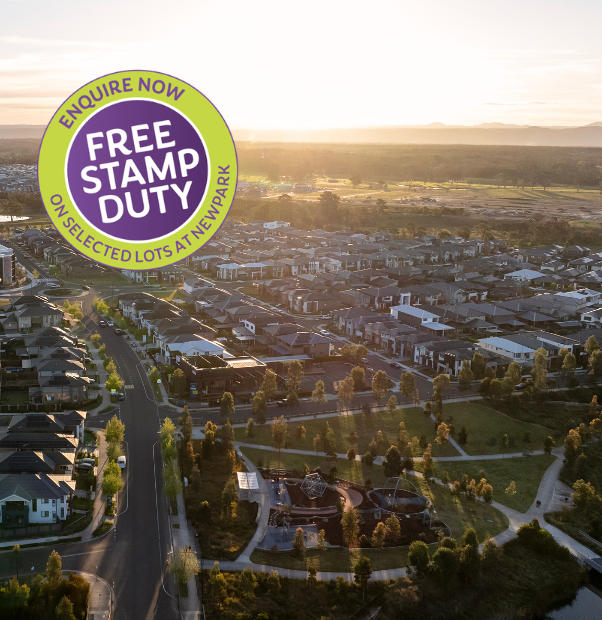 Free stamp duty on selected lots at Newpark